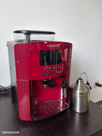 Machine à café expresso broyeur KRUPS YY4455FD + mousseur à lait pour latte et cappuccino