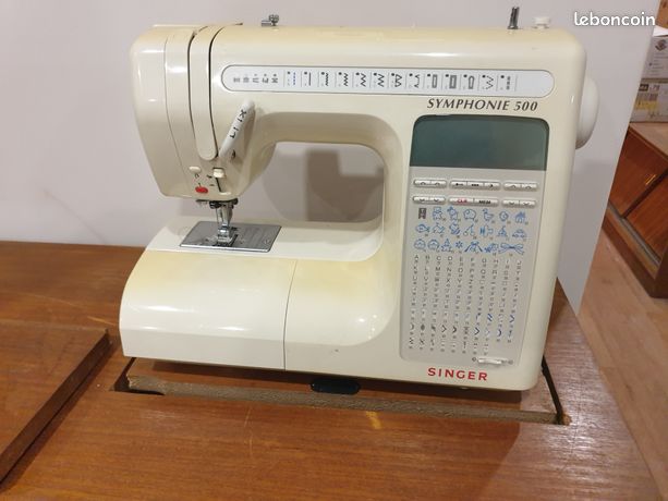 Machine a coudre singer symphony 500 et meubleplus