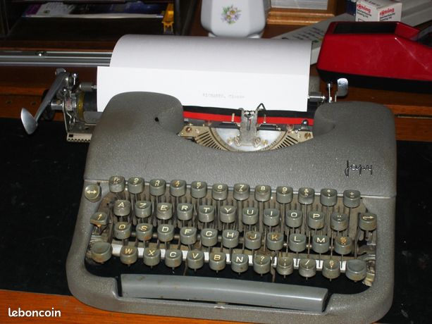 Machine à écrire portative "Jappy" 1965