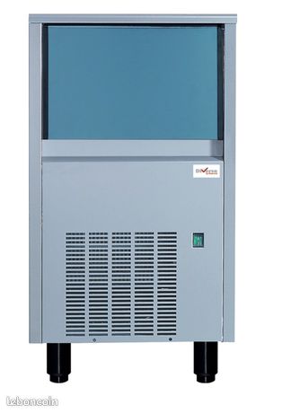 Machine à glaçons pleins 22 gr 41kg/24hréserve 15 kg inox