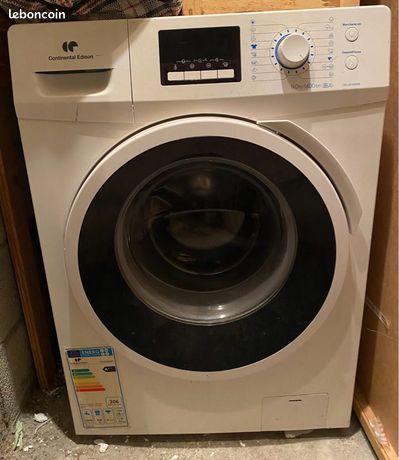 Machine à laver continental Edison 9kg