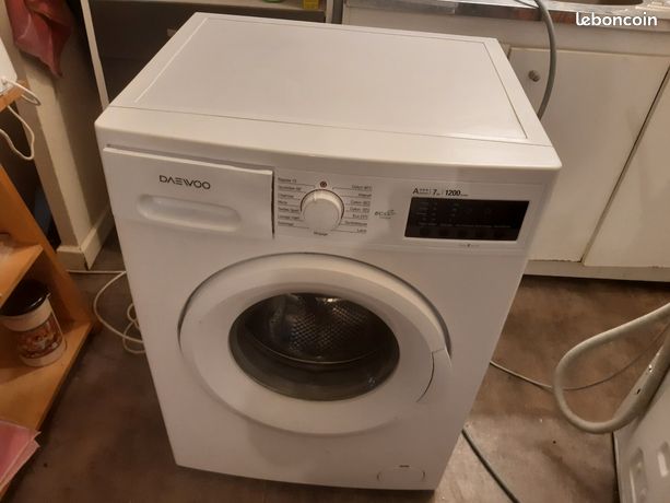 Machine à laver Daewoo 7kg livraison possible avec supplément
