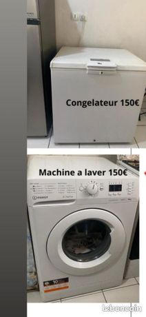 Machine à laver et congélateur