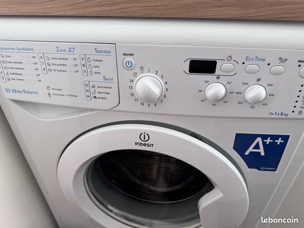Machine à laver INDESIT 8 Kg