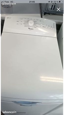 Machine à laver whirpool excellent état livraison et installation assurée