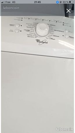 Machine à laver whirpool excellent état livraison et installation assurée