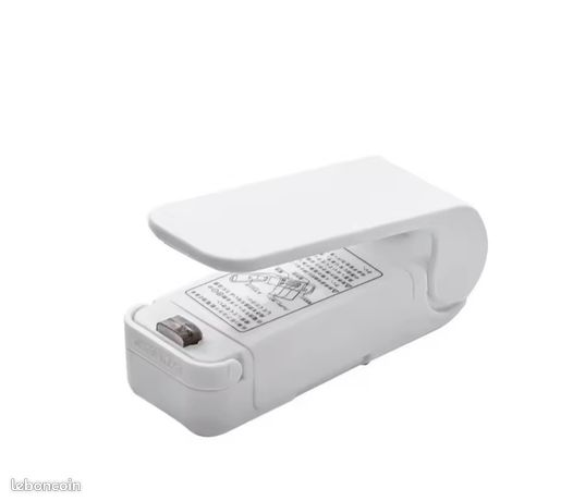 Machine à refermer les paquets de chips gâteau