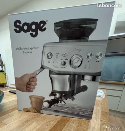 Machine Café expresso broyeur Sage Impress neuve