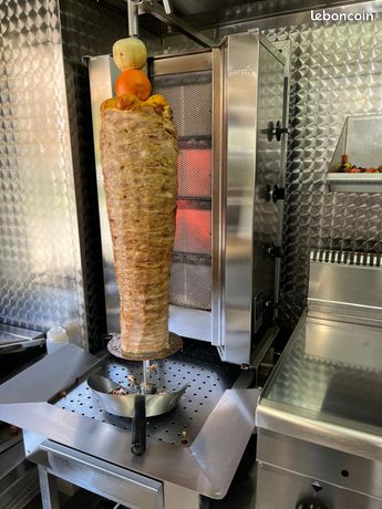 Machine grill Kebab à Gaz Professionnel à gaz ou électrique