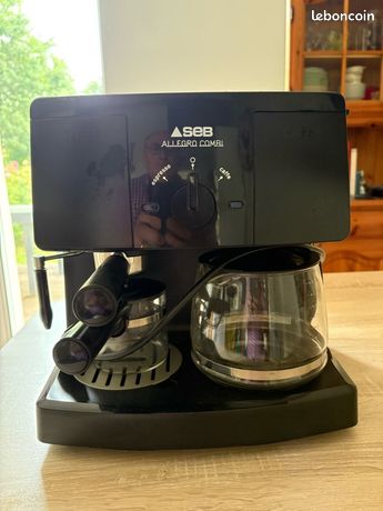 Machine à café, Cafetière électrique, Combiné expresso Allegro Combi Seb