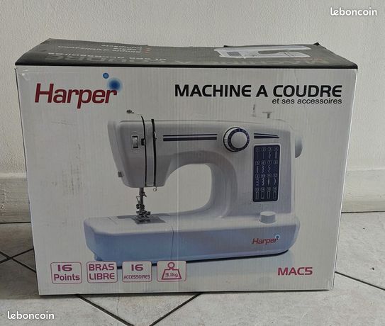 MACHINE à COUDRE avec ECLAIRAGE MAC5 de HARPER