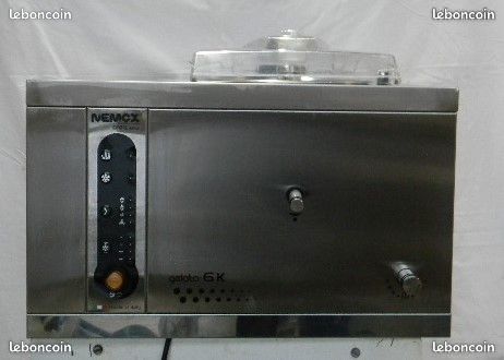 Machine à glace, turbine à glace, sorbetière 6K Nemox Crea