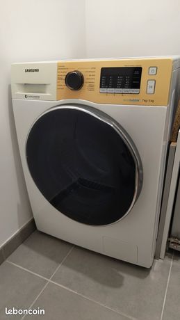 Machine à laver Samsung Eco bubble 7 kg WD70J5410AW