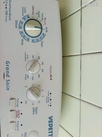 Machine à laver Vedette 5 kg- 1200tr/min