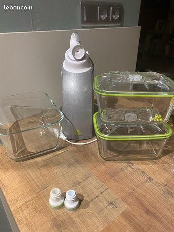 Machine mise sous vide Be save et récipients