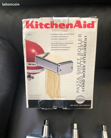 Machines à pâtes KITCHENAID Laminoir à pâte découpeur de fettuccine de spaghettis et de linguine fines