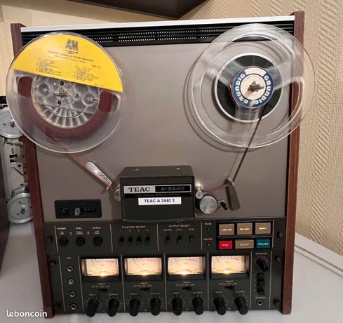Magnétophone professionnel 4 pistes quadriphonique 4 canaux TEAC 3440