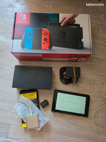 MAIN PROPRE TROYES 10 Console Nintendo switch v1 XAJ4 non patchée Bannie GROS BUG tactile