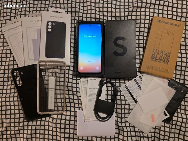 MAIN PROPRE TROYES 10 Smartphone Téléphone SM-S906B/DS Samsung Galaxy s22 + / s 22 plus 256gb phantom black