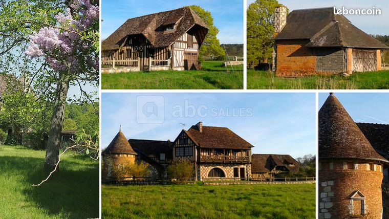 Maison Eure 27 duplex cuisine 2 Douches+ 2 WC + 2 lavabos + jardin + terrasse bois 18 m²