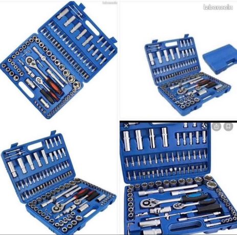 Malette à outils 108 Pièces finition chrome vanadium en