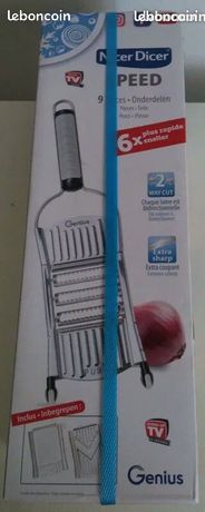 Mandoline Râpe Genius Nicer Dicer Speed neuf