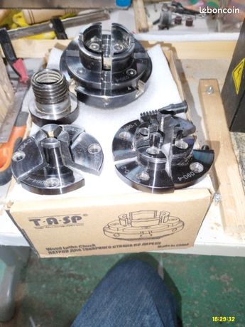 Mandrin pour tour a bois