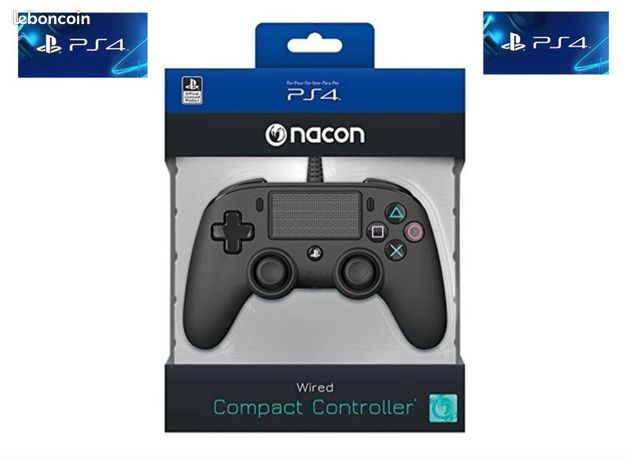 Manette filaire PS4 noire NACON pour console PlayStation 4