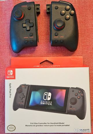 Manette Hori Split Pad Pro Noir pour Nintendo Switch