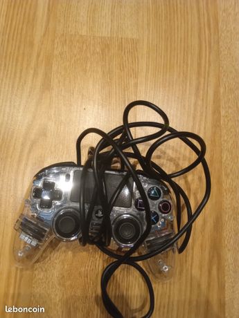 Manette led bleu pc PS4