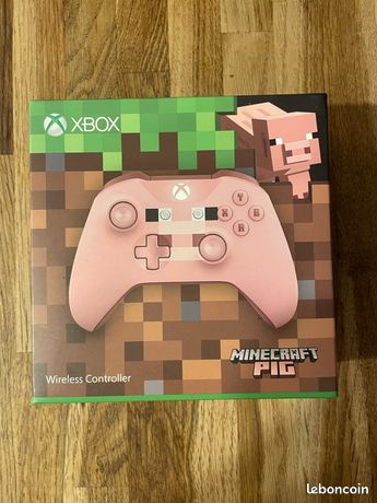 Manette sous scellé XBOX Minecraft PIG