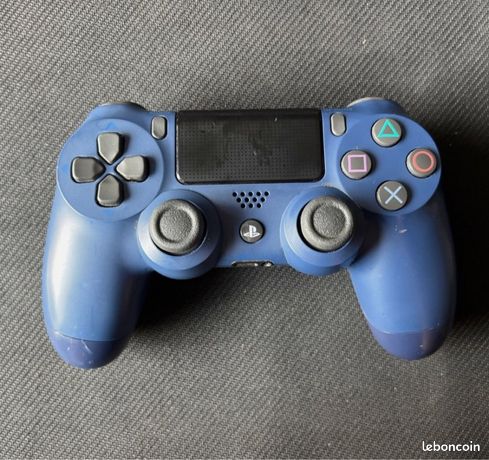 Manette ps4 bleu