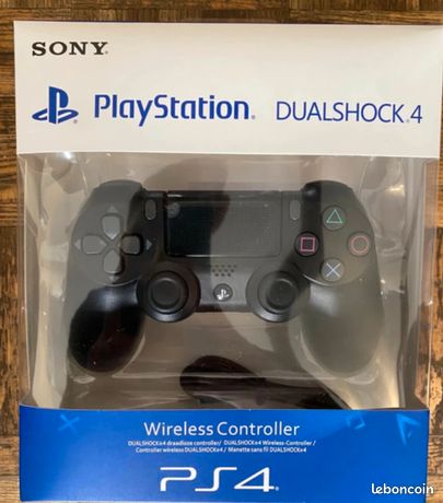 Manette PS4 Neuve Noire