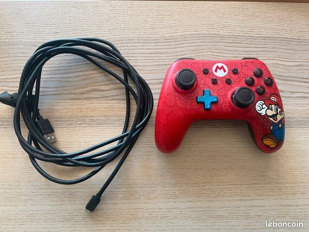 Manette Nintendo Switch Powera Mario