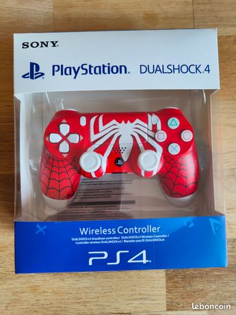 Manette PS4 Spider-Man sans fil