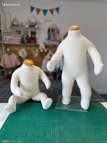 Mannequins flexibles tissus Bébé