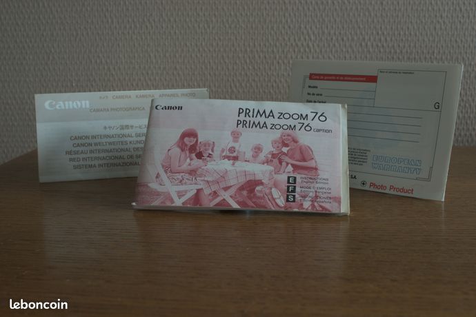 Manuel Canon Prima Zoom 76