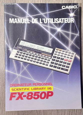 Manuel Casio FX-850P