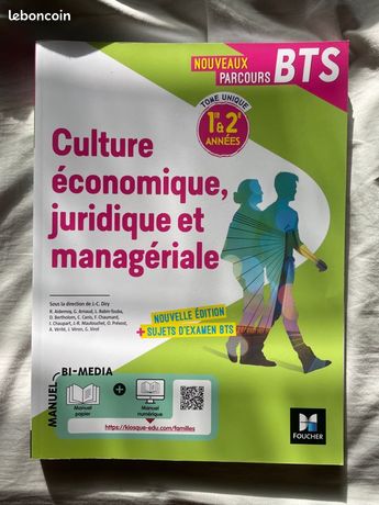 Manuel Culture, économique, juridique et managériale