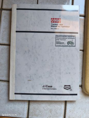 Manuel tracteur case 1394