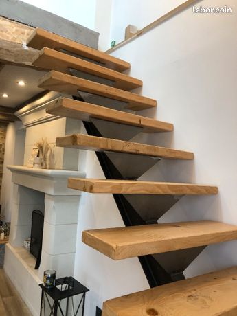 Marche escalier bois massif
