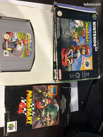 Mario kart 64 en boîte