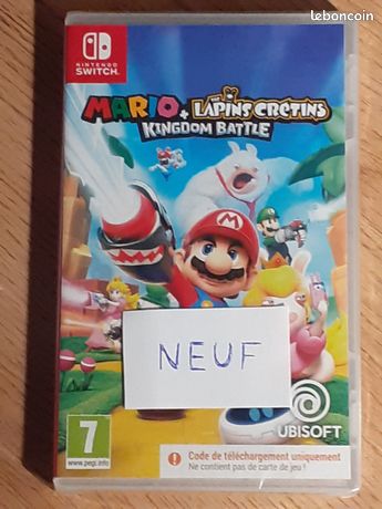 Mario + lapins crétins kingdom battle switch ( NEUF )