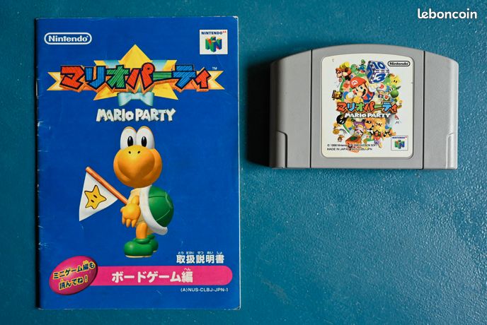 Mario Party Cartouche + Manuel pour Nintendo 64 Jap