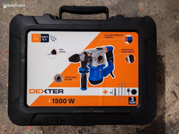 Marteau Perforateur DEXTER DP5, 1500 W, SDS +