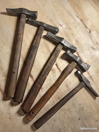 Marteaux de tôlerie anciens