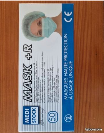 Masque chirurgicale grippe covid