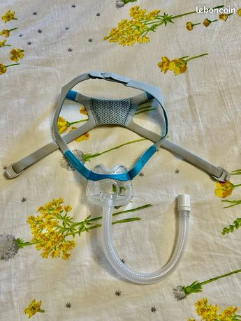 Masque facial pour apnée du sommeil F&P modèle Evoral Full taille S-M comme neuf