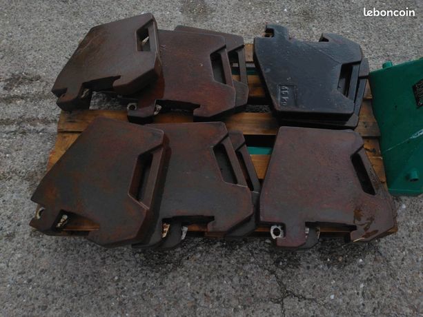 Masses alourdissement pour tracteur