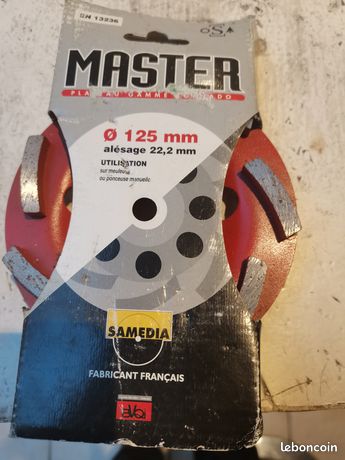 Master Plateau gamme tornado 125 mm alésage 22.2